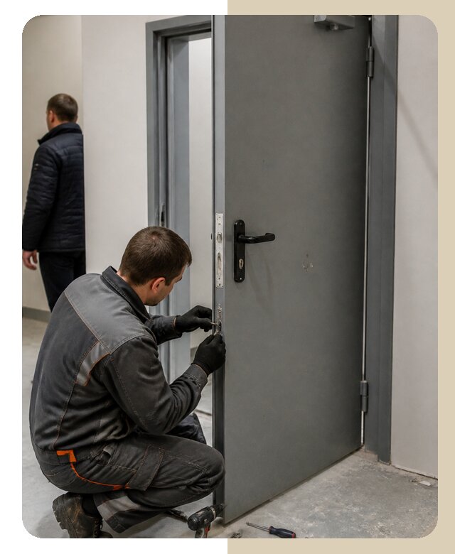 Ремонт противопожарной двери в Щербинке по цене 6618 р. | ДвериЛегко-Щрб