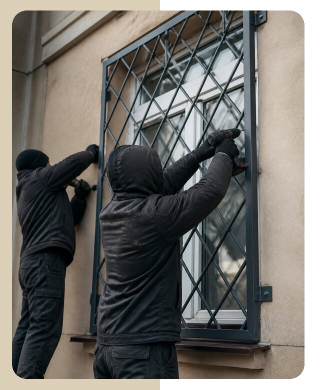 Установка антивандальных решеток на окна в Щербинке